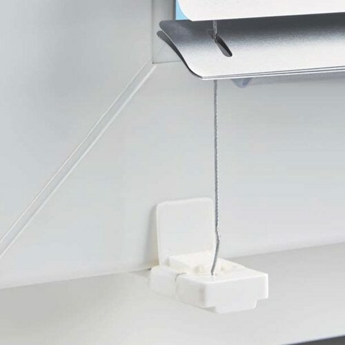 Klemmträger Simple für Seitenführung Weiß