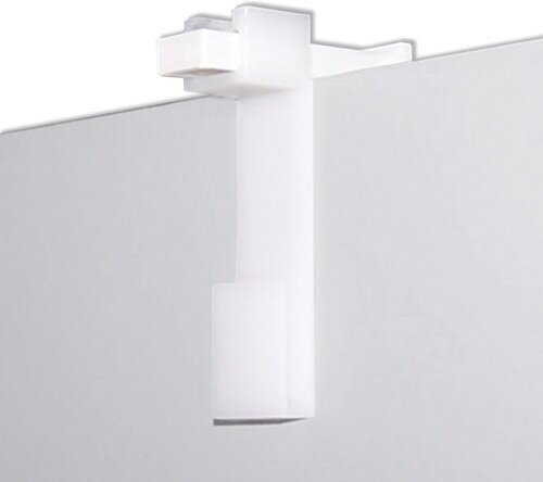 Klemmträger Weiß für Raffrollo mit Flexoschiene Easyfix (2 Stück)