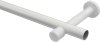 Gardinenstange Metall 20 mm Ø PRESTIGE - Zoena Weiß (ohne Ringe) 100 cm