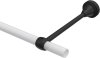 Träger Primus Schwarz 1-läufig 17 cm für Gardinenstangen 16 mm Ø 