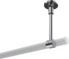 Deckenträger Sonette Chrom 1-läufig 13 cm für Gardinenstangen 20 mm Ø 