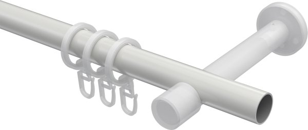 Gardinenstange Metall 20 mm Ø PRESTIGE - Elanto Weiß
