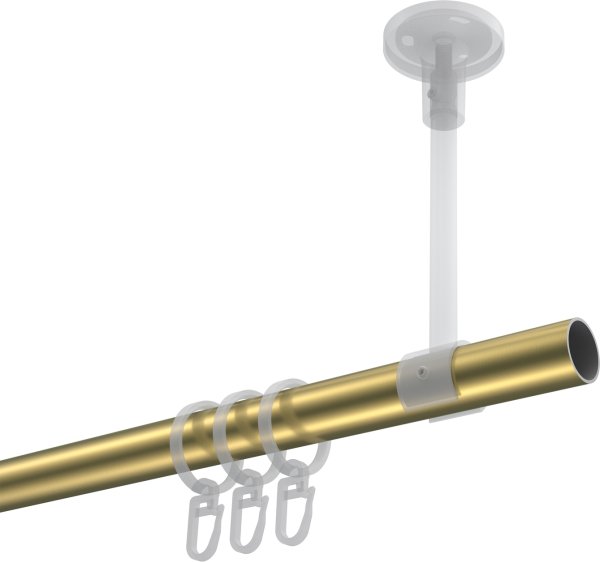 Gardinenstange Messing-Optik 20 mm Ø SONETTE - Verano