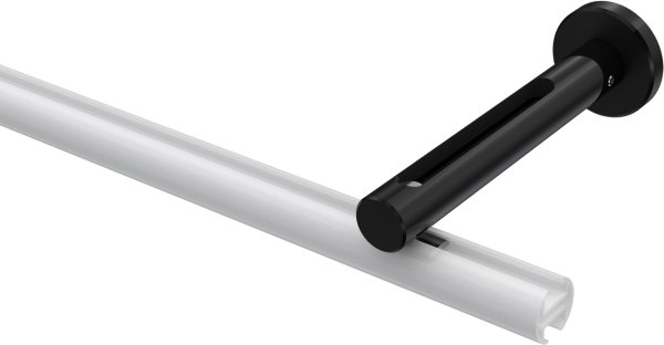 Träger Siteno Schwarz 1-3-läufig 4,5 bis 11,5 cm für Innenlaufstangen 20 mm Ø