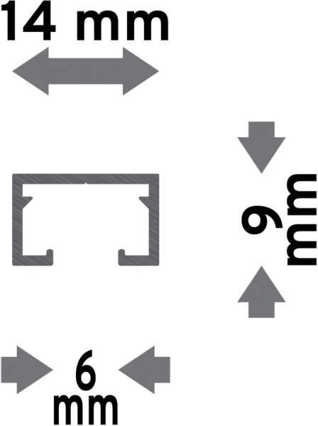 Gardinenschiene Aluminium 1-läufig PRIMAX Weiß