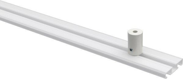 Deckenträger Sonius 2,5 cm Weiß für Gardinenschienen SLIMLINE (2 Stück)