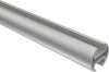 Innenlauf Gardinenstange Aluminium / Metall 20 mm Ø PRESTIGE - Savio Silbergrau / Schwarz 100 cm