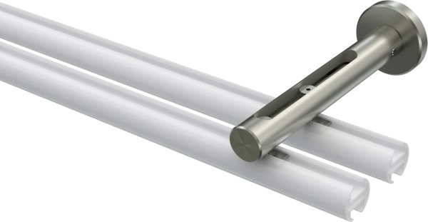 Träger Siteno Edelstahl-Optik 1-3-läufig 4,5 bis 11,5 cm für Innenlaufstangen 20 mm Ø