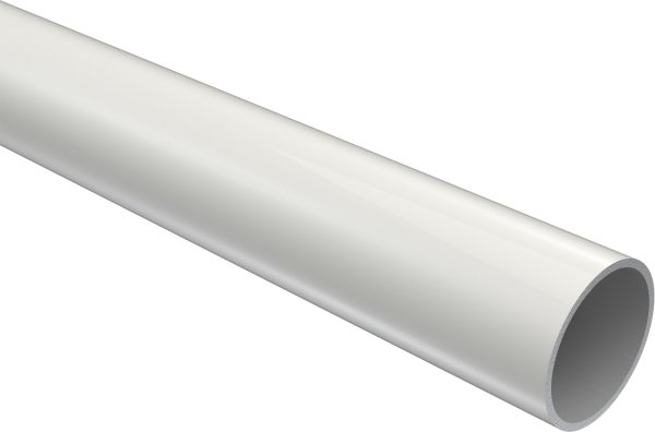 Gardinenstange Metall / Holz 20 mm Ø TALENA - Bero Weiß / Buche lackiert