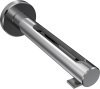 Innenlauf Gardinenstange Aluminium / Metall 20 mm Ø SITENO - Sitra Silbergrau / Chrom 100 cm