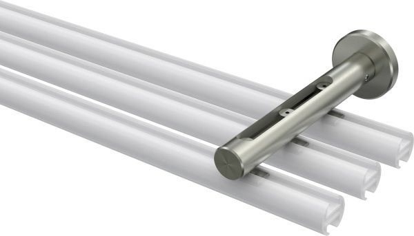 Träger Siteno Edelstahl-Optik 1-3-läufig 4,5 bis 11,5 cm für Innenlaufstangen 20 mm Ø