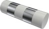 Innenlauf Gardinenstange Aluminium / Metall 20 mm Ø PRESTIGE - Mavell Chrom / Weiß 100 cm