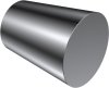Innenlauf Gardinenstange Aluminium / Metall 20 mm Ø PRESTIGE - Sitra Weiß / Chrom 100 cm
