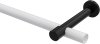 Träger Prestige Schwarz 1-läufig 10,5 cm für Gardinenstangen 20 mm Ø 