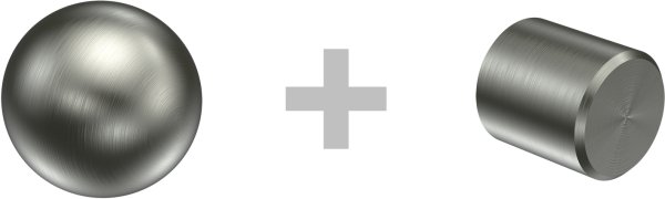 Gardinenstange Edelstahl 16 mm Ø 2-läufig MEDIUM - Puros