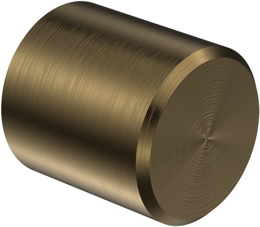 Gardinenstange Metall 16 mm Ø 2-läufig PRIMUS - Lucan Gold matt / Messing Antik (ohne Ringe)