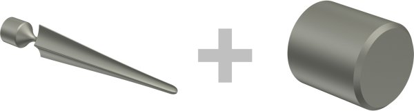 Gardinenstange Metall 16 mm Ø 2-läufig PRIMUS - Lorenzo Messing Antik / Chrom matt (ohne Ringe)