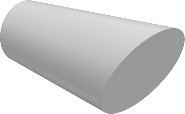 Innenlauf Gardinenstange Aluminium / Holz 20 mm Ø TALENT - Bero Weiß lackiert