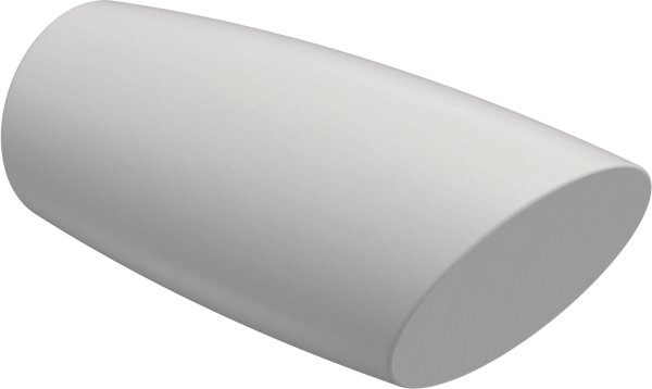 Innenlauf Gardinenstange Aluminium / Holz 20 mm Ø TALENT - Etta Weiß lackiert