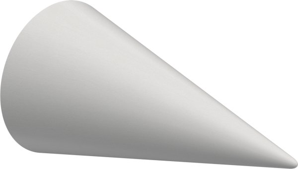 Innenlauf Gardinenstange Aluminium / Holz 20 mm Ø TALENT - Siveo Weiß lackiert