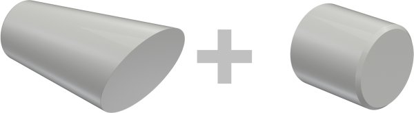 Innenlauf Gardinenstange Aluminium / Metall 20 mm Ø 2-läufig PRESTIGE - Bento Edelstahl-Optik / Weiß