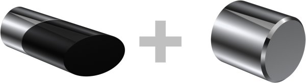 Innenlauf Gardinenstange Aluminium / Metall 20 mm Ø 2-läufig PRESTIGE - Verano Chrom