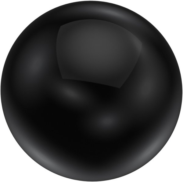 Innenlauf Gardinenstange Aluminium / Metall 20 mm Ø PRESTIGE - Luino Schwarz