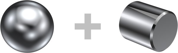 Innenlauf Gardinenstange Aluminium / Metall 20 mm Ø 2-läufig PRESTIGE - Luino Edelstahl-Optik / Chrom