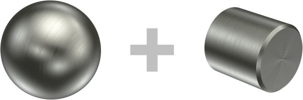 Gardinenstange Edelstahl 20 mm Ø 2-läufig TREND - Luino