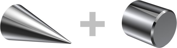 Innenlauf Gardinenstange Aluminium / Metall 20 mm Ø 2-läufig PRESTIGE - Savio Edelstahl-Optik / Chrom