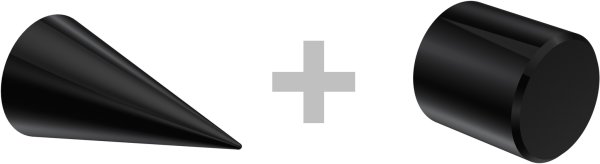 Innenlauf Gardinenstange Aluminium / Metall 20 mm Ø 2-läufig PRESTIGE - Savio Messing-Optik / Schwarz