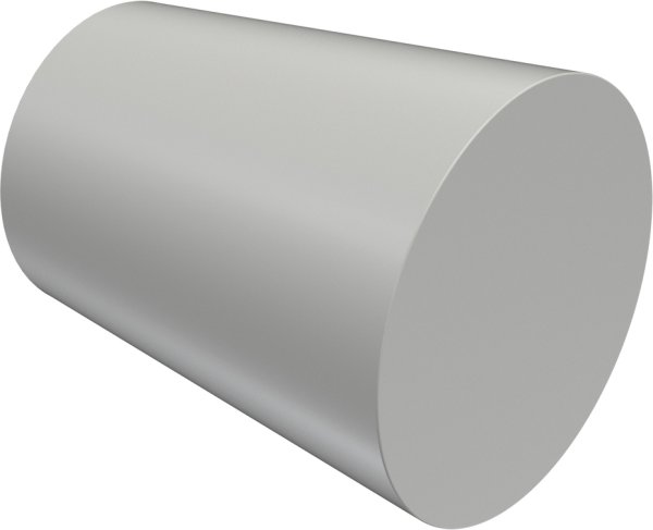 Gardinenstange Metall 20 mm Ø PRESTIGE - Sitra Edelstahl-Optik / Weiß