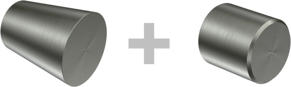 Innenlauf Gardinenstange Edelstahl-Optik 20 mm Ø 2-läufig PRESTIGE - Sitra