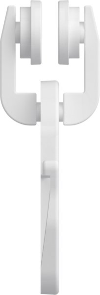 T-Laufrollen mit Faltenhaken Kunststoff für T-Laufschienen (100 Stück)