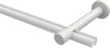 Träger Prestige Weiß 1-läufig 10,5 cm für Gardinenstangen 20 mm Ø 