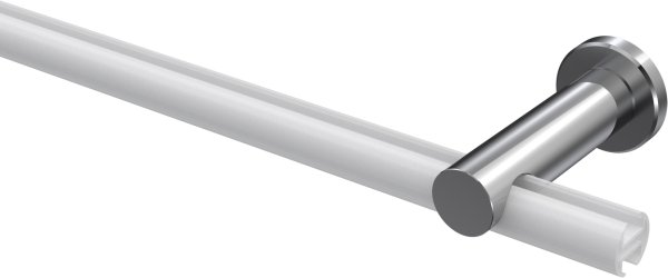 Träger Platon Chrom 1-läufig 7,5 cm für Gardinenstangen 20 mm Ø