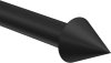 Endstücke Cone (Kegel) Schwarz für Gardinenstangen ausziehbar 16/13 mm Ø (2 Stück) 