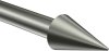 Endstücke Scarano (Kegel) Edelstahl-Optik für Gardinenstangen 16 mm Ø (2 Stück) 
