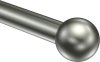 Endstücke Puros (Kugel) Edelstahl-Optik für Gardinenstangen 16 mm Ø (2 Stück) 