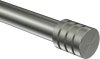 Endstücke Selma (Rillenkappe) Edelstahl für Gardinenstangen 16 mm Ø (2 Stück) 