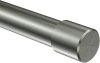 Endstücke Santo (Kappe) Edelstahl-Optik für Gardinenstangen 20 mm Ø (2 Stück) 