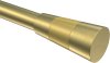 Endstücke Tanara (Konus) Messing-Optik / Satin-Gold für Gardinenstangen 20 mm Ø (2 Stück) 