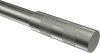 Endstücke Mavell (Zylinder) Edelstahl-Optik / Satin-Silber für Gardinenstangen 20 mm Ø (2 Stück) 