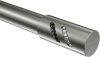 Endstücke Zoena (Zylinder Glitzer) Edelstahl-Optik für Gardinenstangen 20 mm Ø (2 Stück) 