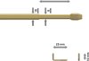 Vitragestangen Metall / Kunststoff Geno Messing-farbig (2 Stück) ausziehbar 30-50 cm