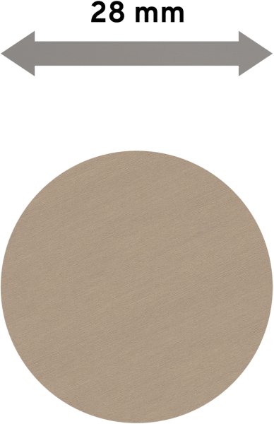 Holzstange in Buche lackiert für Gardinenstangen 28 mm Ø