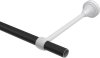Gardinenstange Metall 16 mm Ø PRIMUS - Lucan Schwarz (ohne Ringe) 280 cm (2 x 140 cm)