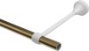Gardinenstange Metall 16 mm Ø PRIMUS - Lucan Messing Antik (ohne Ringe) 140 cm