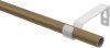 Gardinenstange Metall 16 mm Ø OLYMP - Lorenzo Gold matt / Messing Antik (ohne Ringe) 100 cm