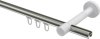 Innenlauf Gardinenstange Edelstahl-Optik 16 mm Ø SINUX - Caras 100 cm